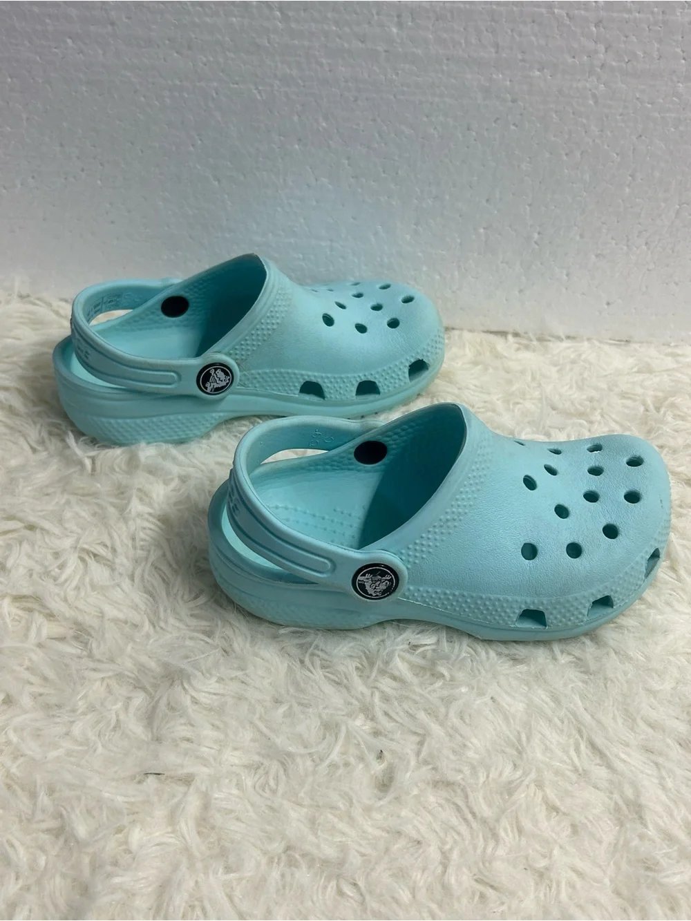 CROCS Kids Clog in Aqua Blue